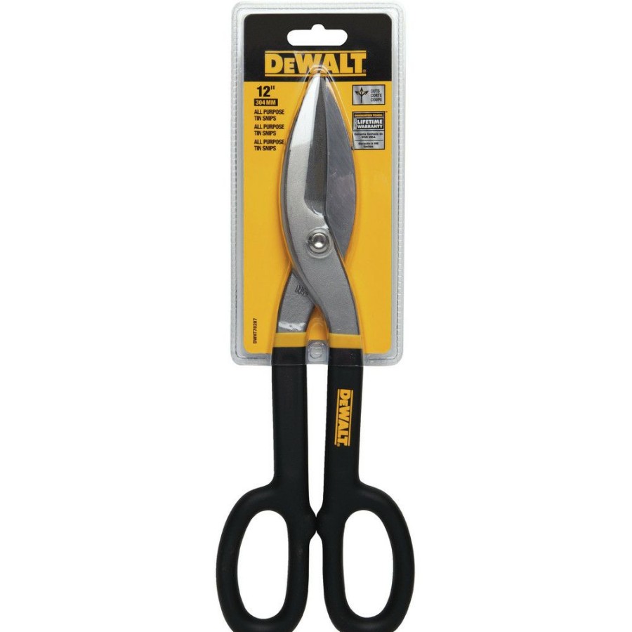 Hand Tools * | Dewalt Dwht70287 12 In. Tin Snips