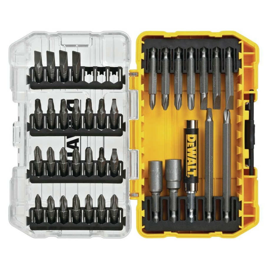 Power Tools * | Dewalt Dw2163 37-Piece Screwdriving Bit Set With Tough Case