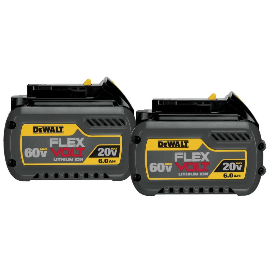 Power Tools * | Dewalt Dcb606-2 20V/60V Max Flexvolt 6 Ah Lithium-Ion Battery (2-Pack)