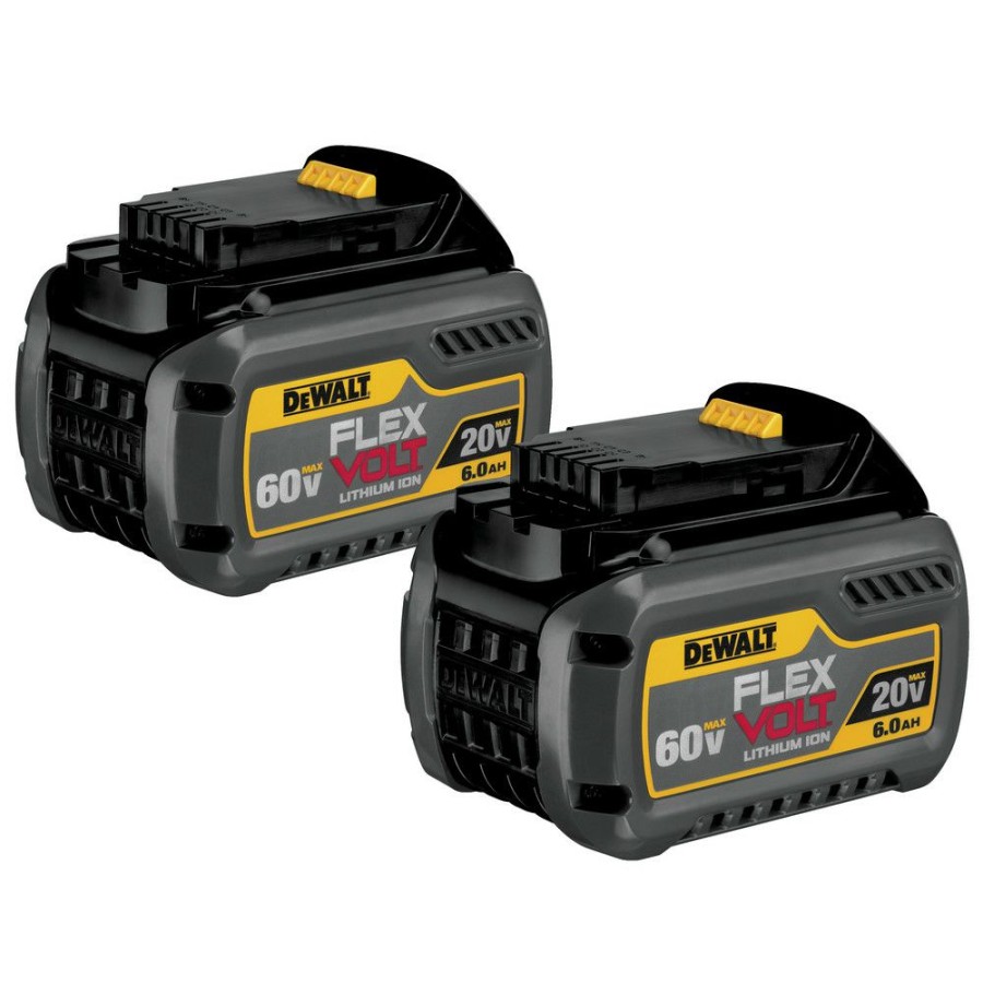 Power Tools * | Dewalt Dcb606-2 20V/60V Max Flexvolt 6 Ah Lithium-Ion Battery (2-Pack)