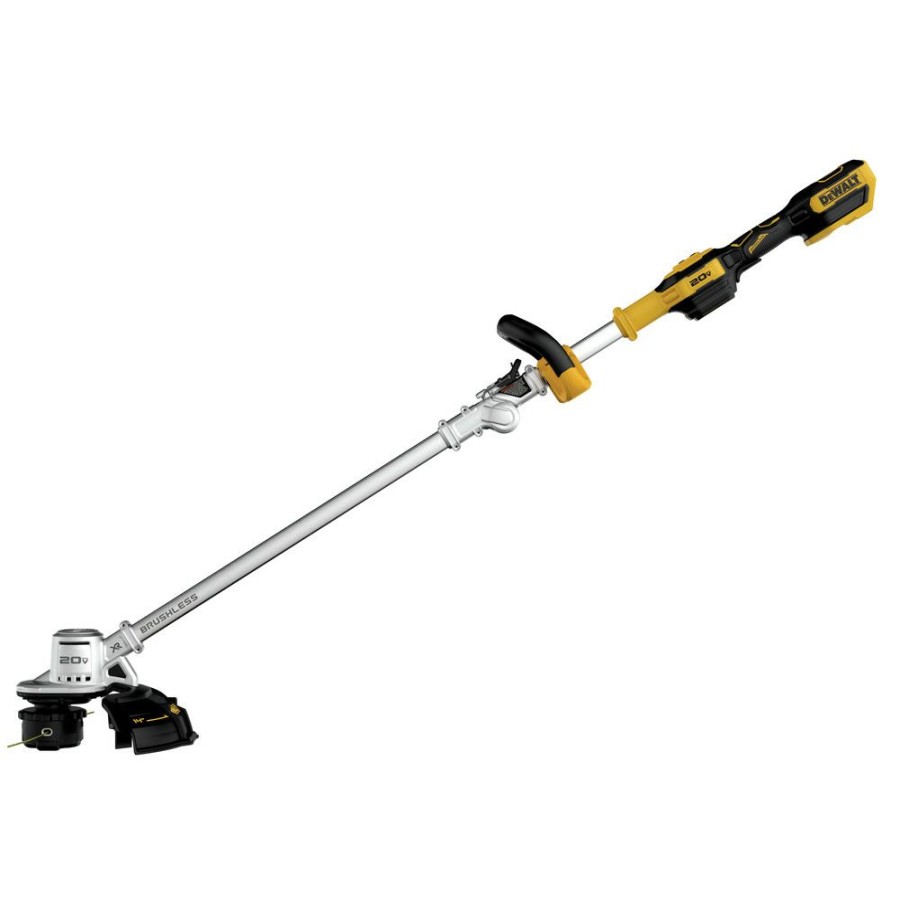 Outdoor Tools And Equipment * | Dewalt Dcst922B 20V Max Lithium-Ion Cordless 14 In. Folding String Trimmer (Tool Only)