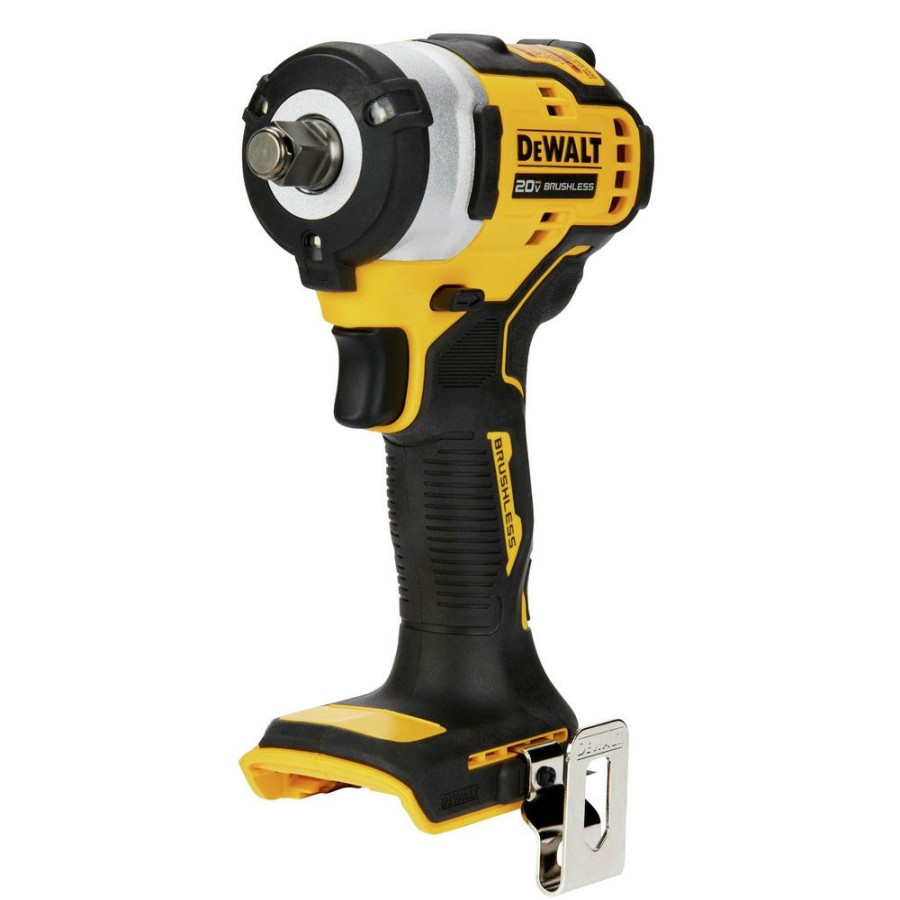 Power Tools * | Dewalt Dcf911B 20V Max Brushless Lithium-Ion 1/2 In. Cordless Impact Wrench With Hog Ring Anvil (Tool Only)