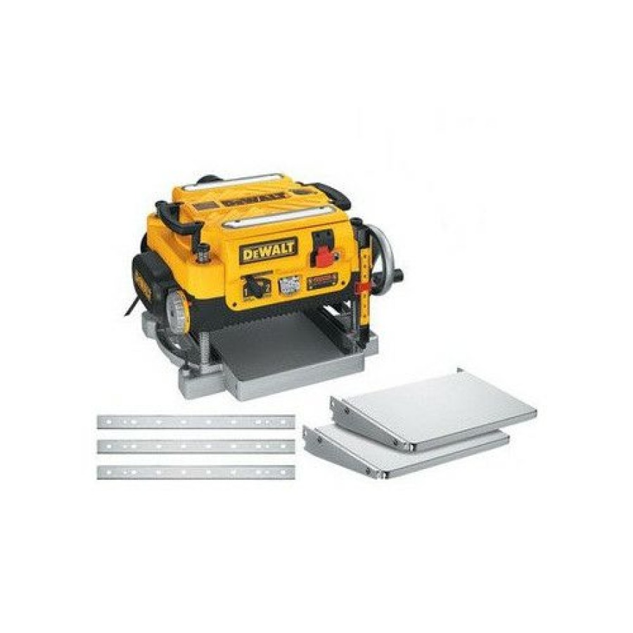 Power Tools * | Dewalt Dw735X 13 In. Two-Speed Thickness Planer With Support Tables And Extra Knives