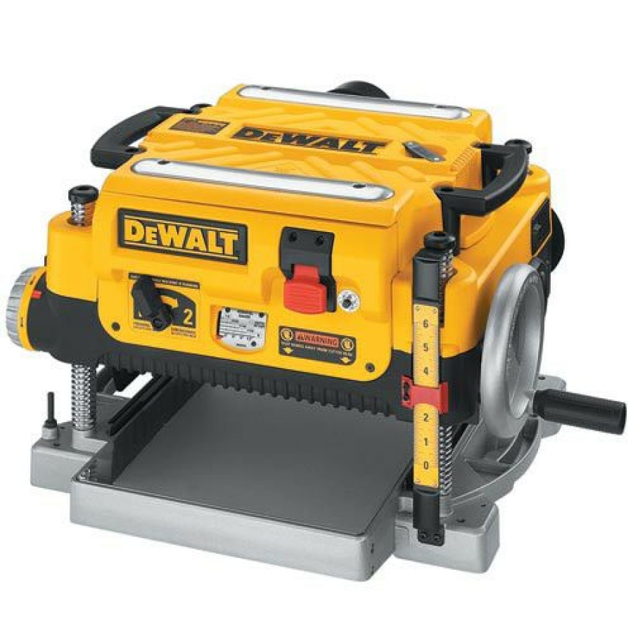 Power Tools * | Dewalt Dw735X 13 In. Two-Speed Thickness Planer With Support Tables And Extra Knives