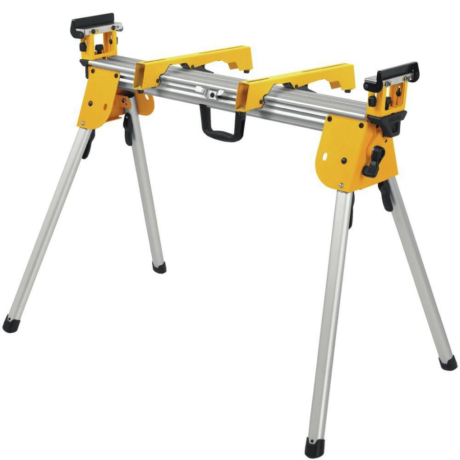 Power Tools * | Dewalt Dwx724 11.5 In. X 100 In. X 32 In. Compact Miter Saw Stand Silver/Yellow