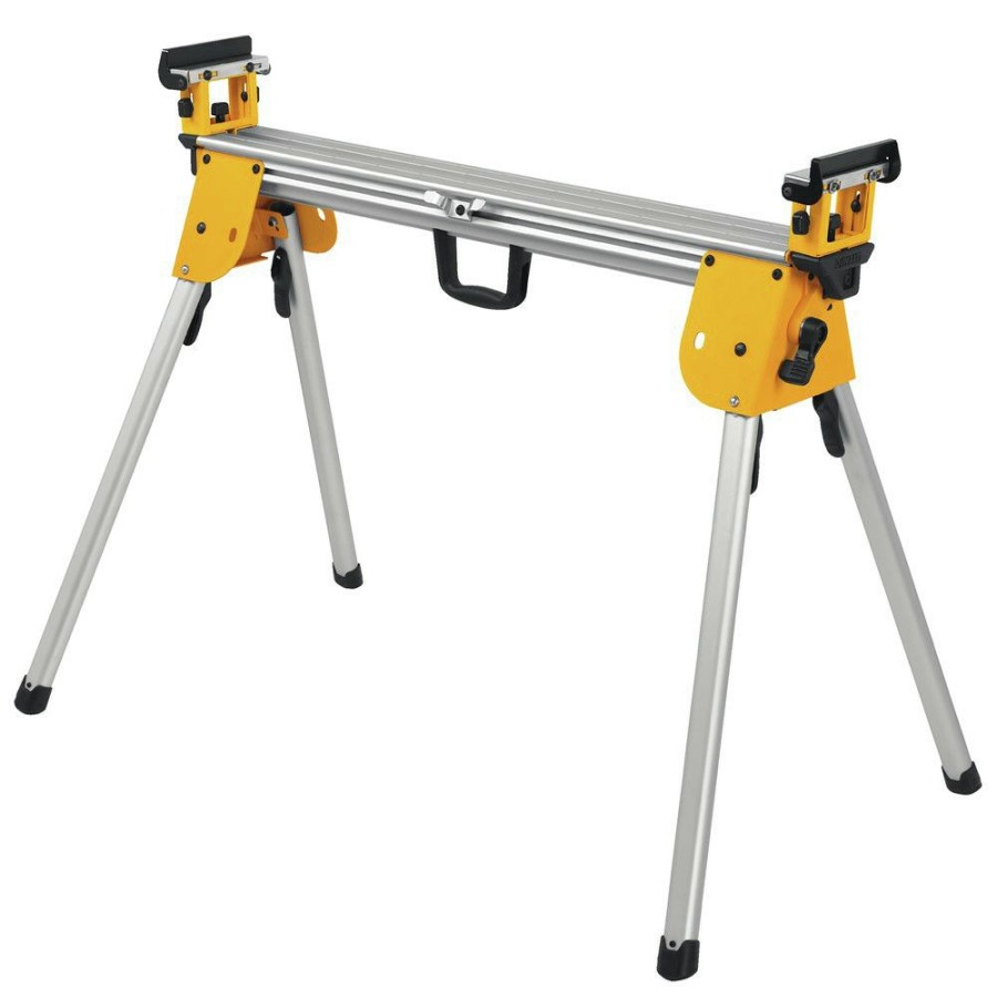 Power Tools * | Dewalt Dwx724 11.5 In. X 100 In. X 32 In. Compact Miter Saw Stand Silver/Yellow