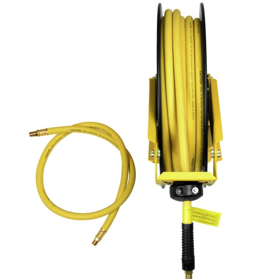 Air Tools And Equipment * | Dewalt Dxcm024-0343 3/8 In. X 50 Ft. Double Arm Auto Retracting Air Hose Reel