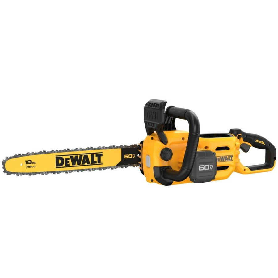 Outdoor Tools And Equipment * | Dewalt Dccs672B 60V Max Brushless Lithium-Ion 18 In. Cordless Chainsaw (Tool Only)