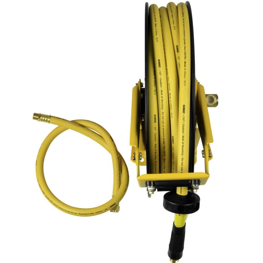 Air Tools And Equipment * | Dewalt Dxcm024-0344 1/2 In. X 50 Ft. Double Arm Auto Retracting Air Hose Reel