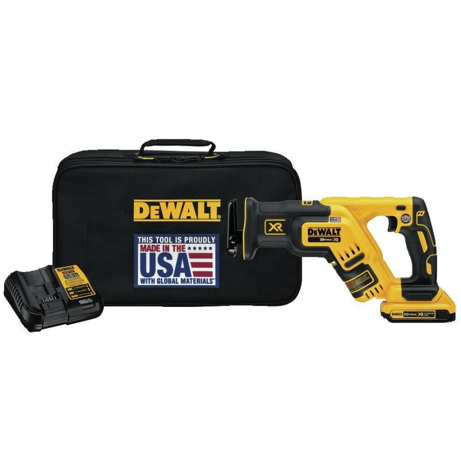 Power Tools * | Dewalt Dcs367D1 20V Max Xr Brushless Compact Reciprocating Saw Kit (2.0 Ah)