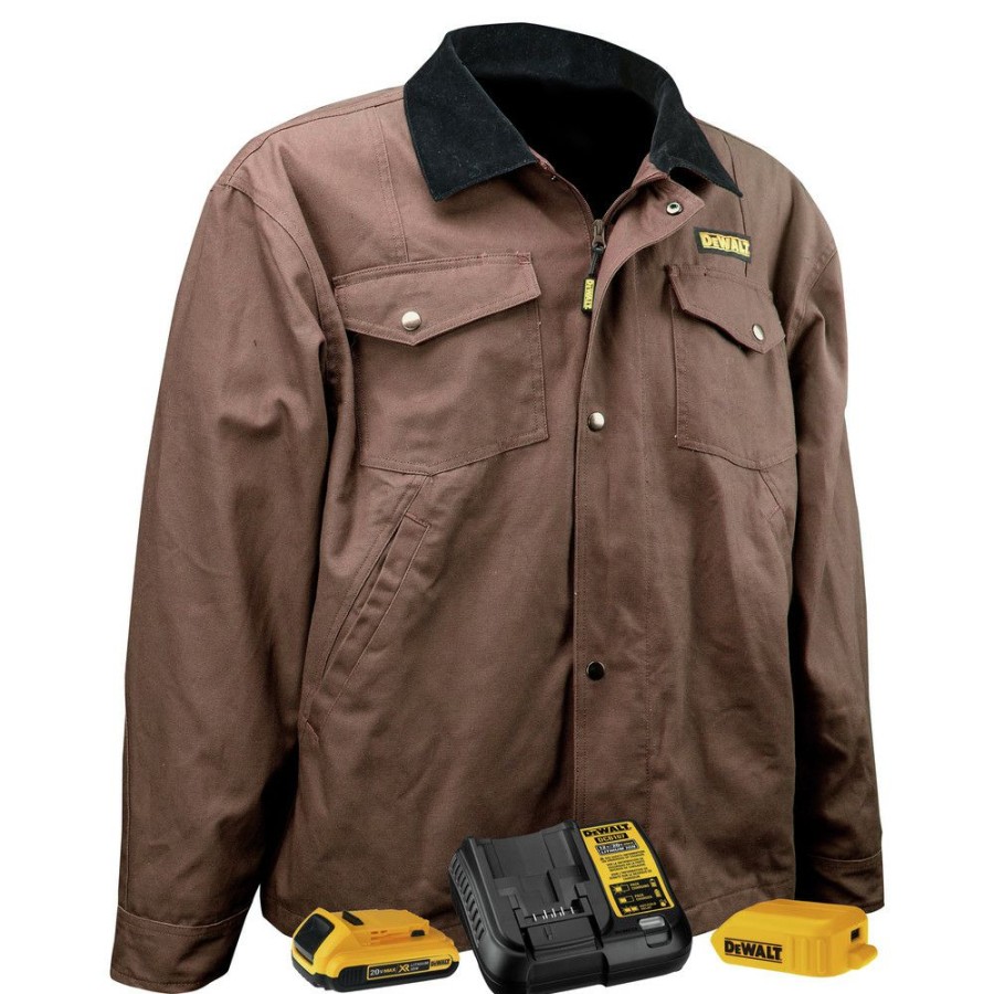 Clothing And Gear * | Dewalt Dchj083Td1-Xl 20V Max Li-Ion Barn Coat Kit Xl