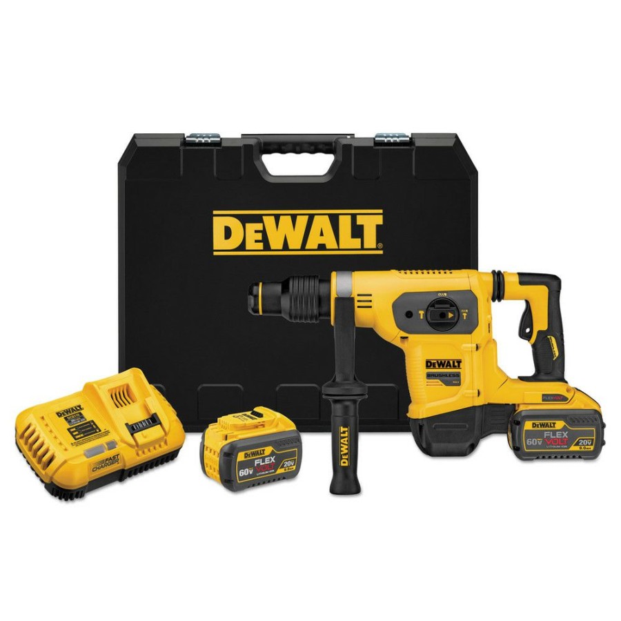 Power Tools * | Dewalt Dch481X2 60V Max Flexvolt 1-9/16 In. Sds-Max Combination Hammer Kit