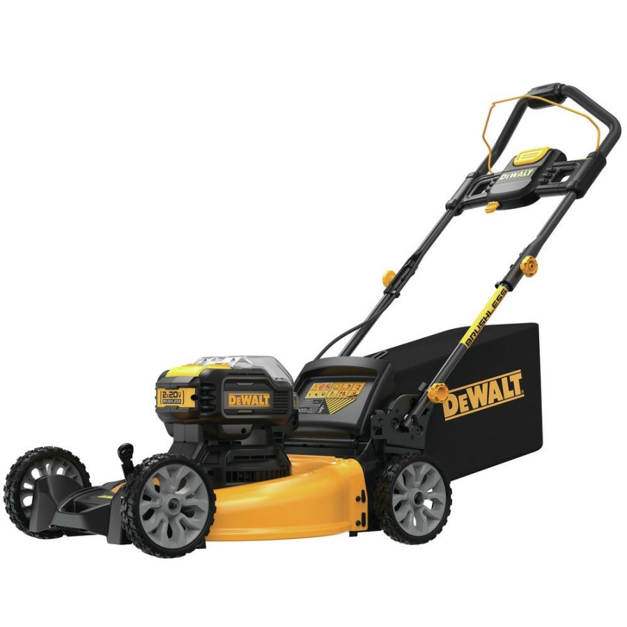 Outdoor Tools And Equipment * | Dewalt Dcmwp233U2 2X 20V Max Brushless Lithium-Ion 21-1/2 In. Cordless Push Mower Kit With 2 Batteries (10 Ah)