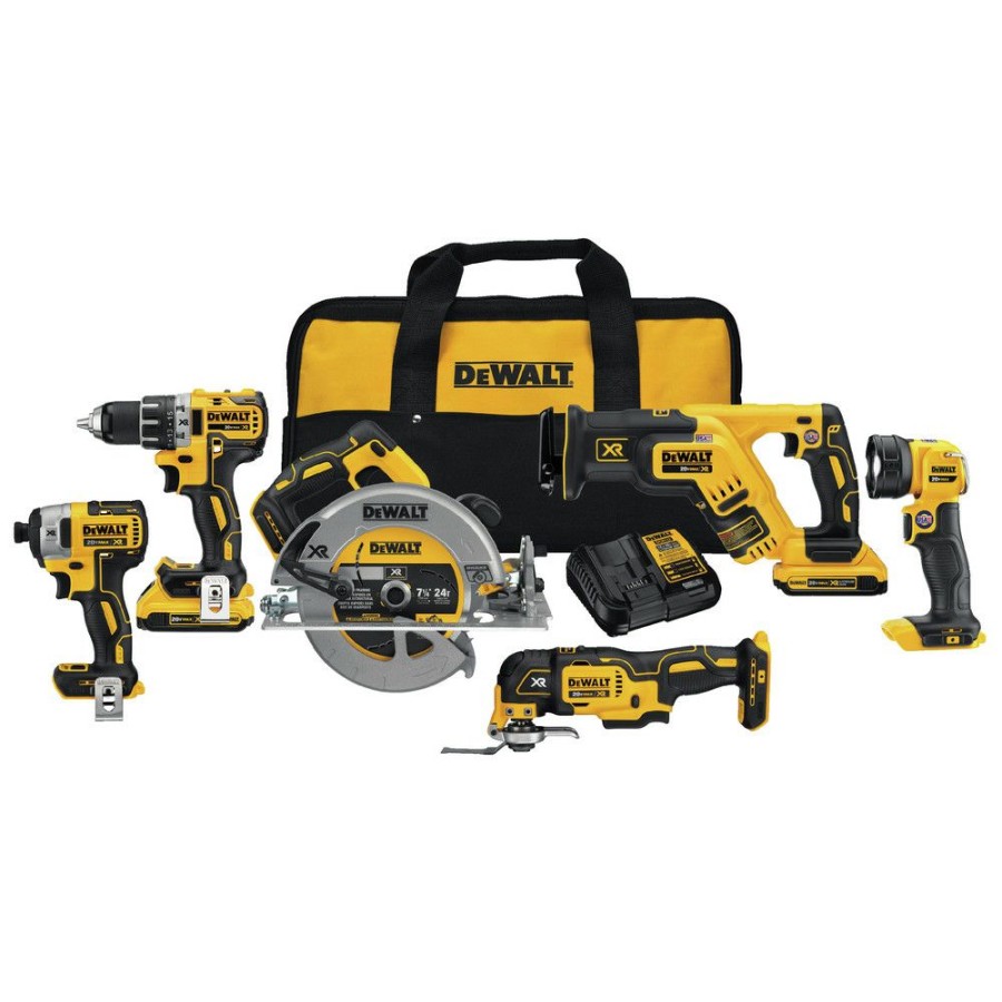 Power Tools * | Dewalt Dck684D2 20V Max Xr 6-Tool Compact Combo Kit