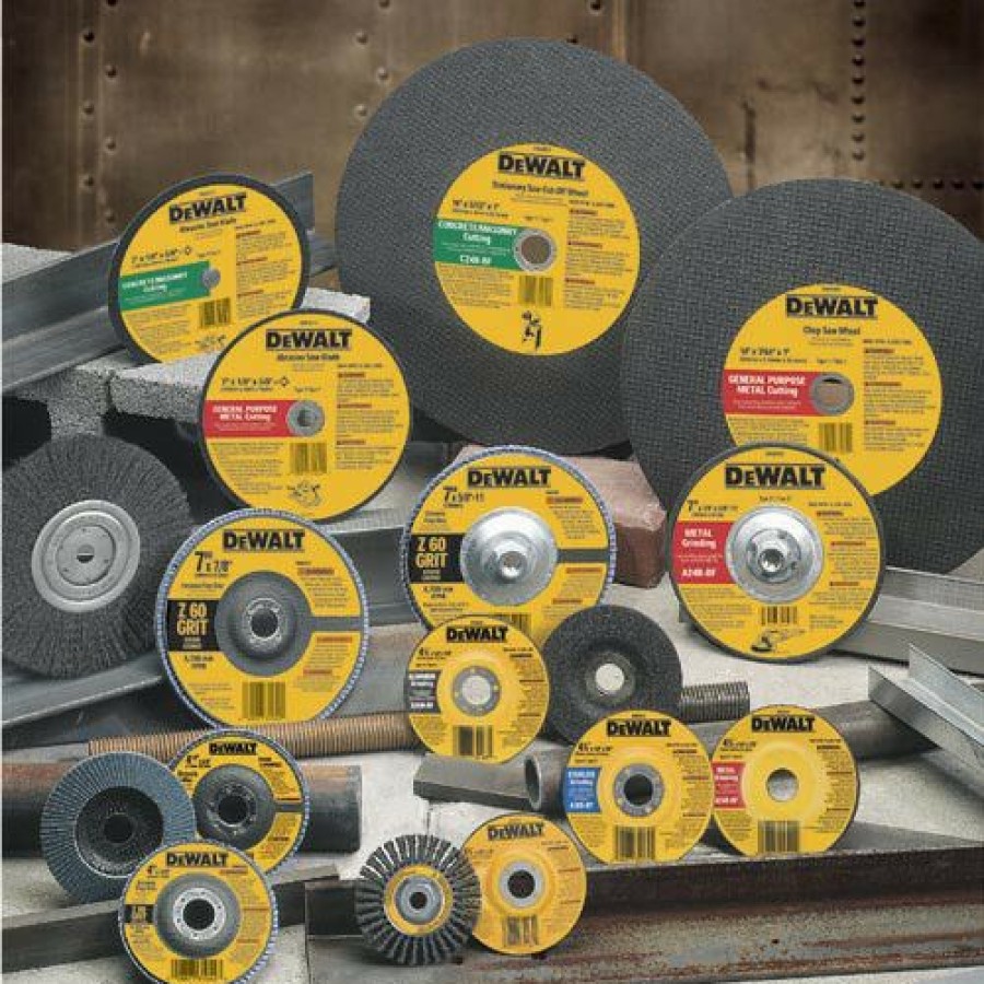 Power Tools * | Dewalt Dw4514 4-1/2 In. X 1/4 In. A24R High Performance Metal Grinding Abrasive