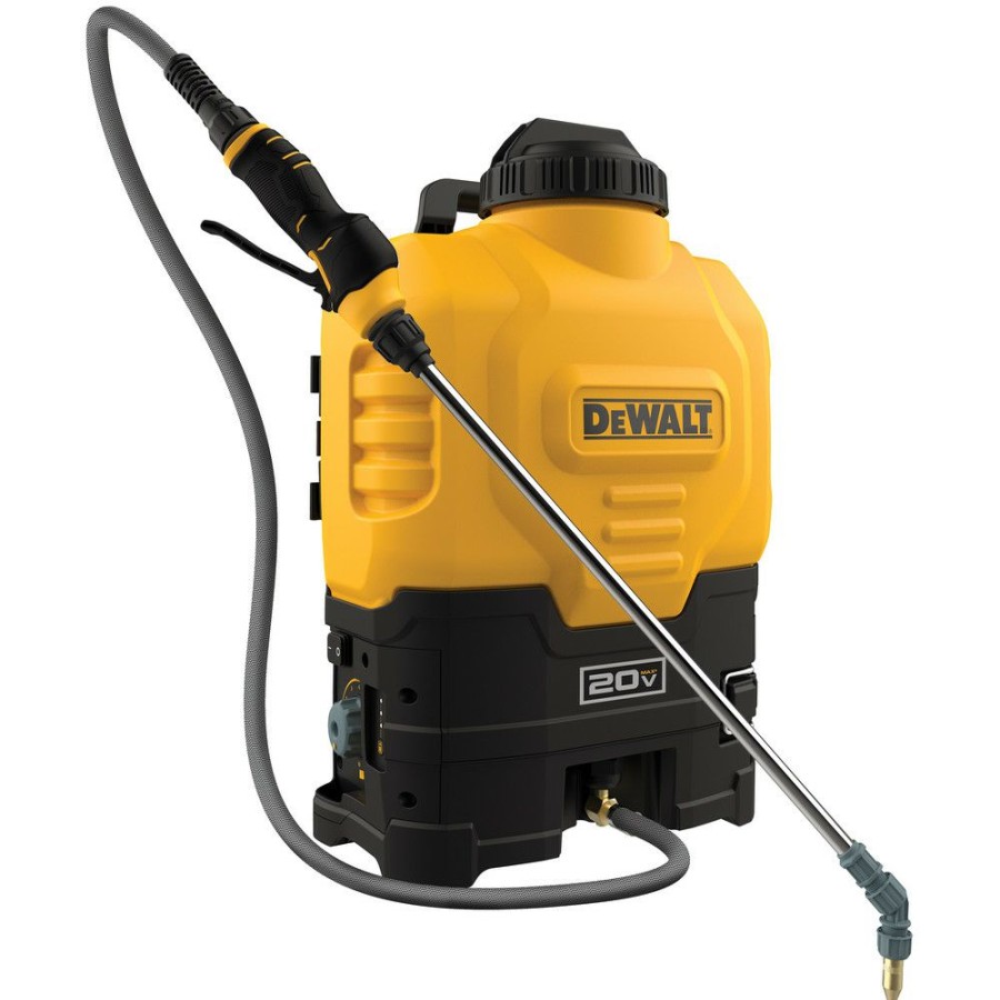 Outdoor Tools And Equipment * | Dewalt 190681 20V Max 4 Gal. Lithium-Ion Cordless Backpack Sprayer Kit (2 Ah)