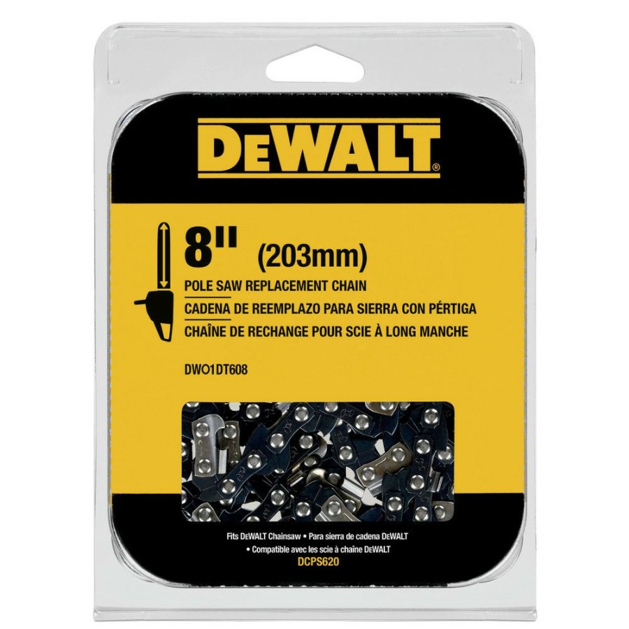 Outdoor Tools And Equipment * | Dewalt Dwo1Dt608 8 In. Pole Saw Replacement Chain