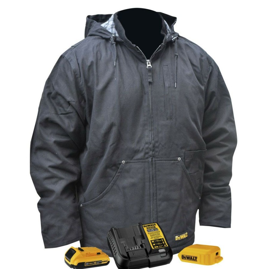 Clothing And Gear * | Dewalt Dchj076Abd1-3X 20V Max Li-Ion Heavy Duty Heated Work Coat Kit 3Xl