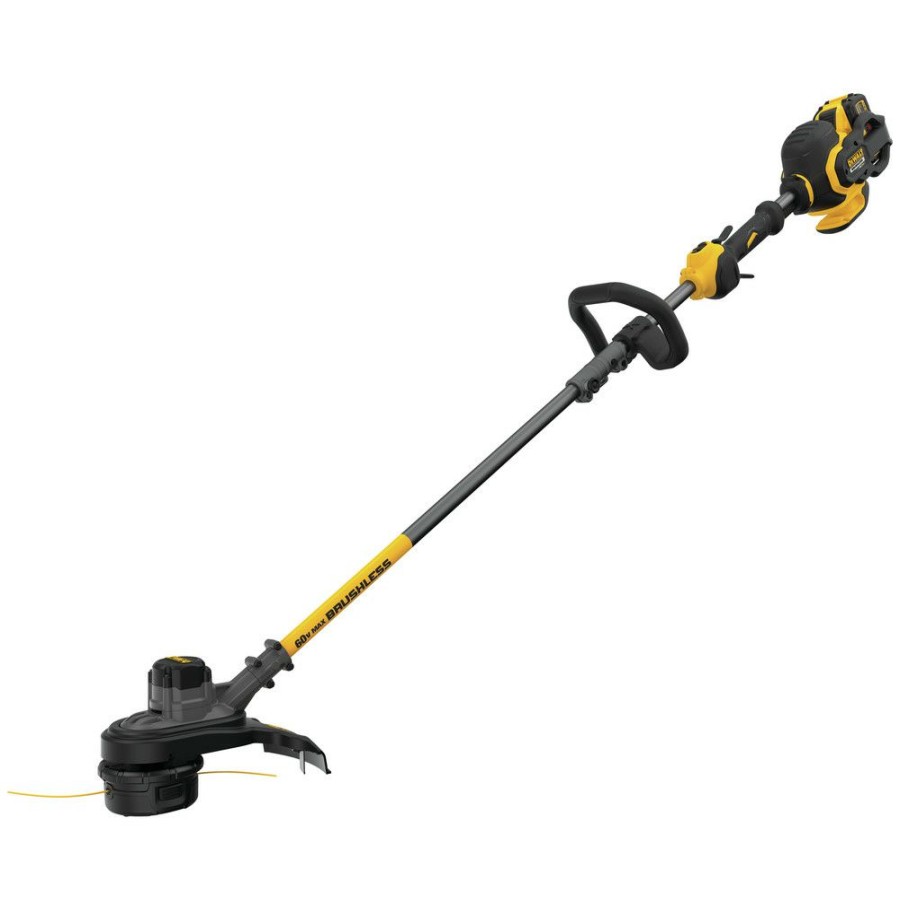 Outdoor Tools And Equipment * | Dewalt Dcst970X1S Flexvolt 60V Max Lithium-Ion Cordless String Trimmer Kit (3 Ah)