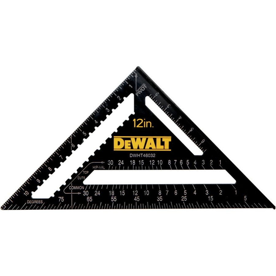 Hand Tools * | Dewalt Dwht46032 12 In. Premium Rafter Square