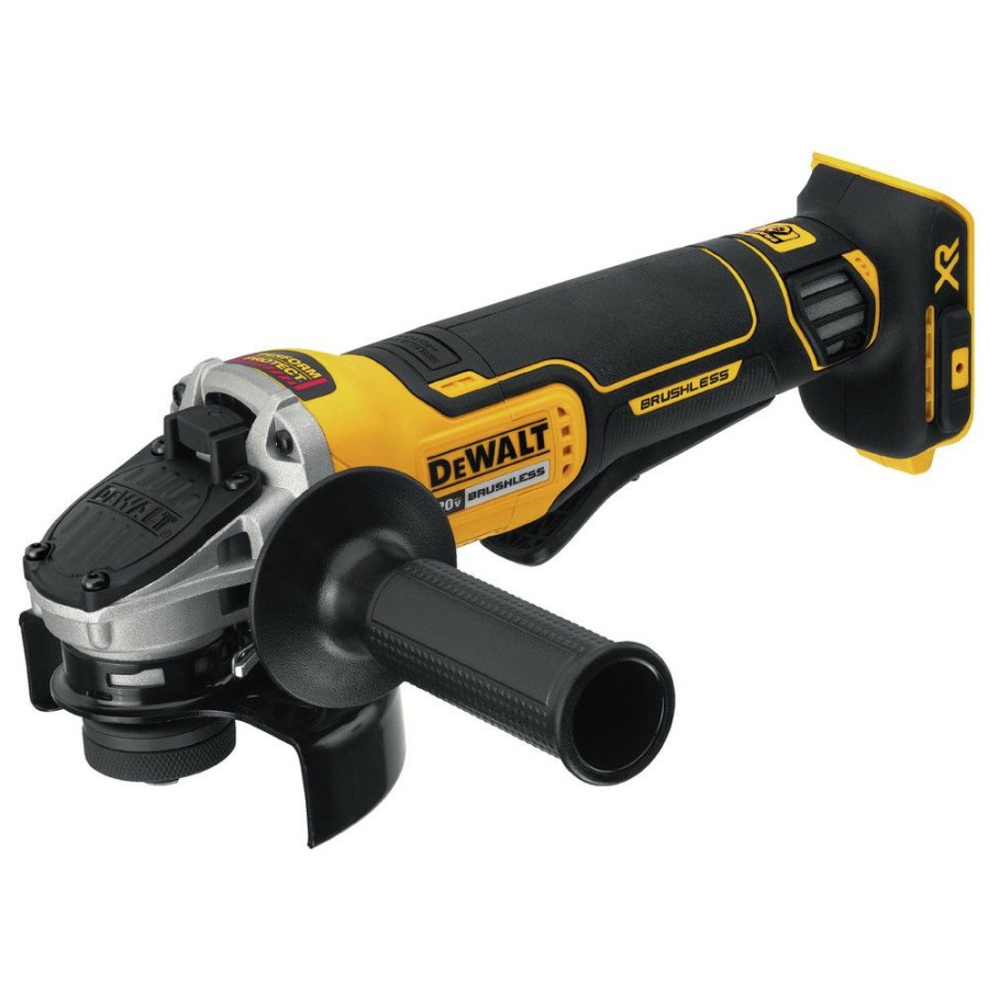 Power Tools * | Dewalt Dcg413B 20V Max Xr Brushless Lithium-Ion 4-1/2 In. Cordless Paddle Switch Small Angle Grinder With Kickback Brake (Tool Only)