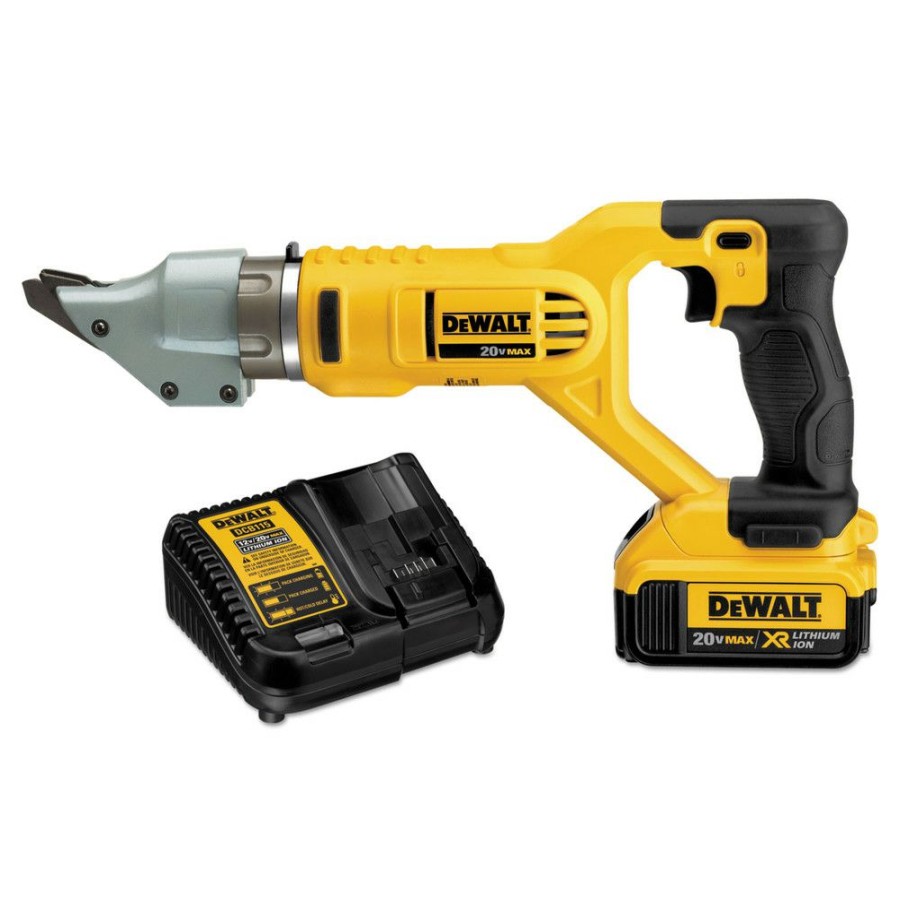 Power Tools * | Dewalt Dcs494M2 20V Max Xr Cordless Lithium-Ion 14-Gauge Swivel Head Shear Kit