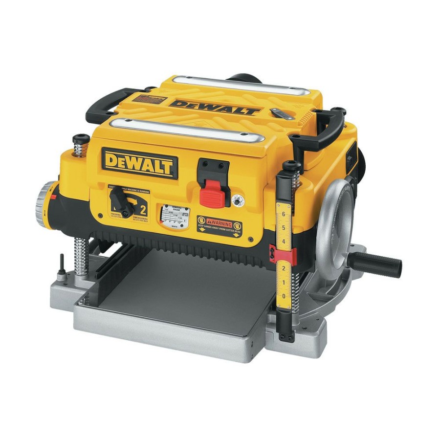 Power Tools * | Dewalt Dw735 120V 15 Amp 13 In. Corded Three Knife Two Speed Thickness Planer