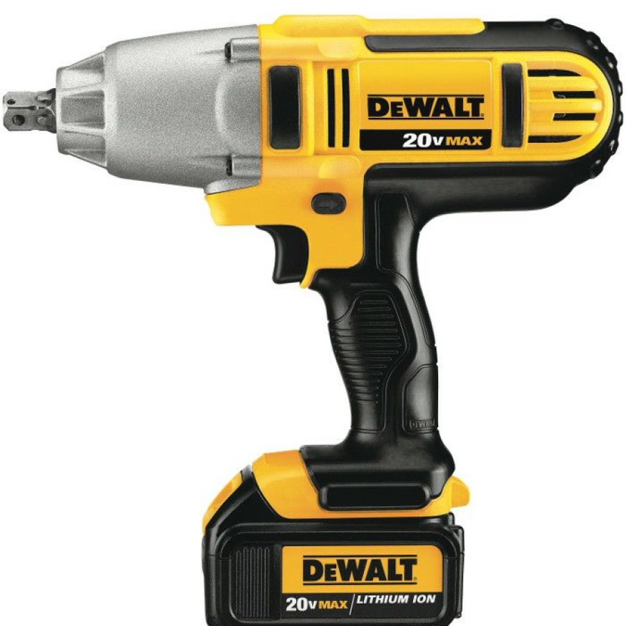 Power Tools * | Dewalt Dcf889M2 20V Max Xr Brushed Lithium-Ion 1/2 In. Cordless High-Torque Impact Wrench With Detent Pin Kit With (2) 4 Ah Batteries