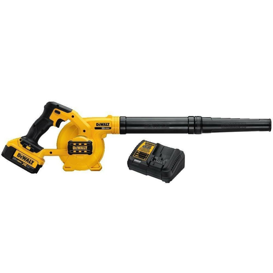 Outdoor Tools And Equipment * | Dewalt Dce100M1 20V Max Cordless Lithium-Ion Compact Jobsite Blower Kit