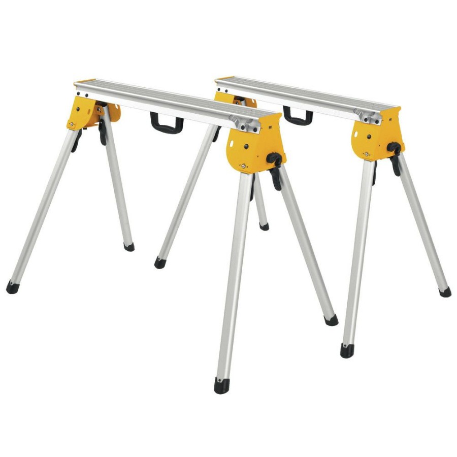 Power Tools * | Dewalt Dwx725 11 In. X 36 In. X 32 In. Heavy Duty Work Stand Silver/Yellow