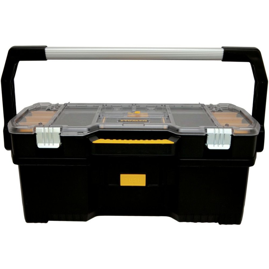 Tool Storage * | Dewalt Dwst24075 12.72 In. X 24 In. X 11.2 In. Tote With Removable Organizer Black