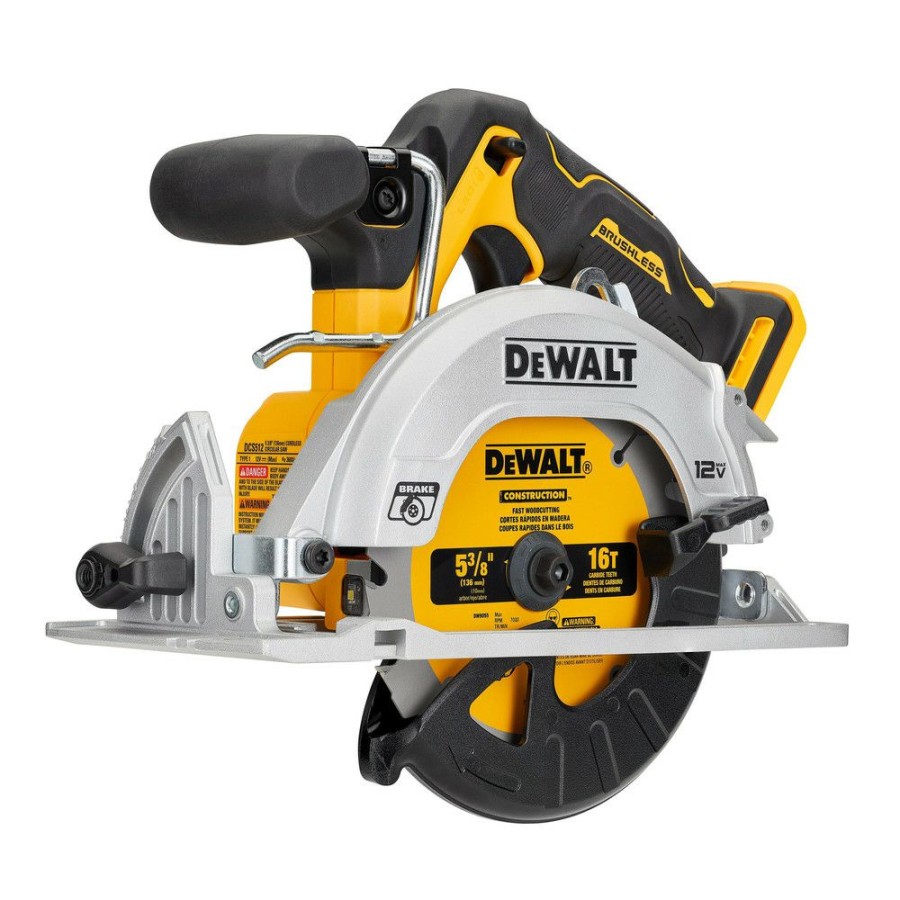 Power Tools * | Dewalt Dcs512B 12V Max Xtreme Brushless Lithium-Ion 5-3/8 In. Cordless Circular Saw (Tool Only)