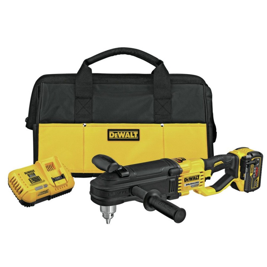 Power Tools * | Dewalt Dcd470X1 Flexvolt 60V Max Lithium-Ion In-Line 1/2 In. Cordless Stud And Joist Drill Kit With E-Clutch System (9 Ah)