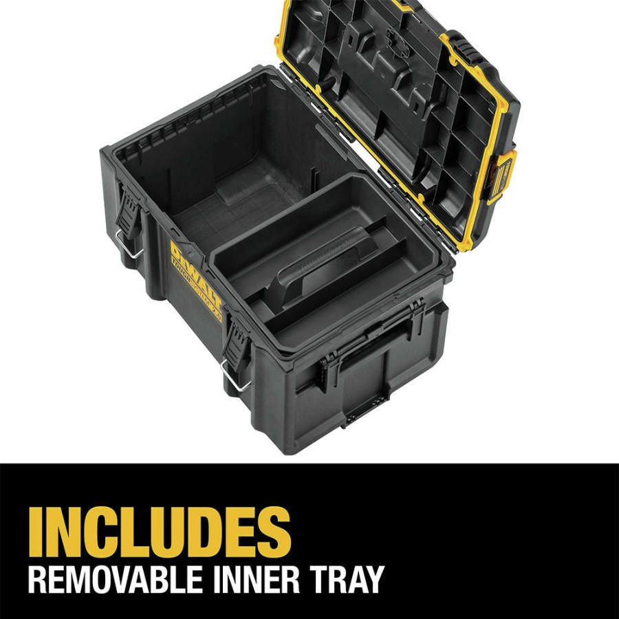 Tool Storage * | Dewalt Dwst08300 14-3/4 In. X 21-3/4 In. X 12-3/8 In. Toughsystem 2.0 Tool Box Large, Black