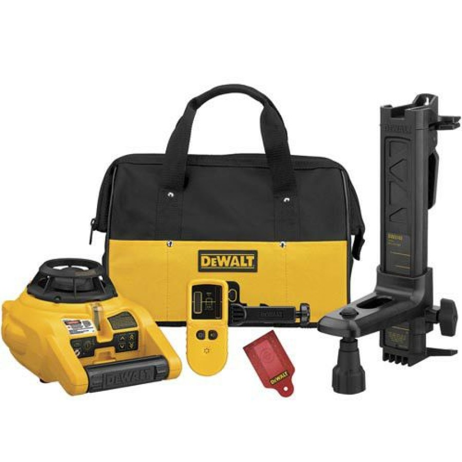 Hand Tools * | Dewalt Dw074Kd Self-Leveling Interior/Exterior Rotary Laser Kit