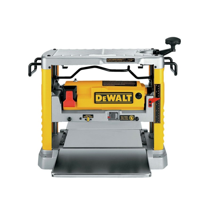 Power Tools * | Dewalt Dw734 120V 15 Amp Brushed 12-1/2 In. Corded Thickness Planer With Three Knife Cutter-Head