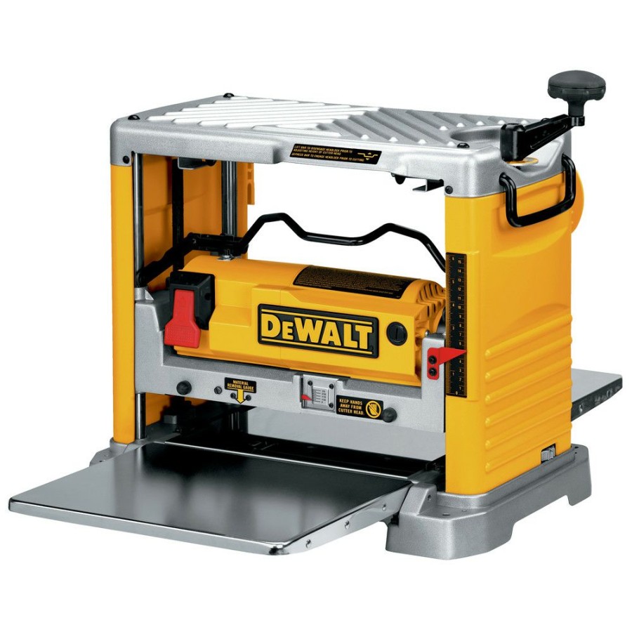 Power Tools * | Dewalt Dw734 120V 15 Amp Brushed 12-1/2 In. Corded Thickness Planer With Three Knife Cutter-Head