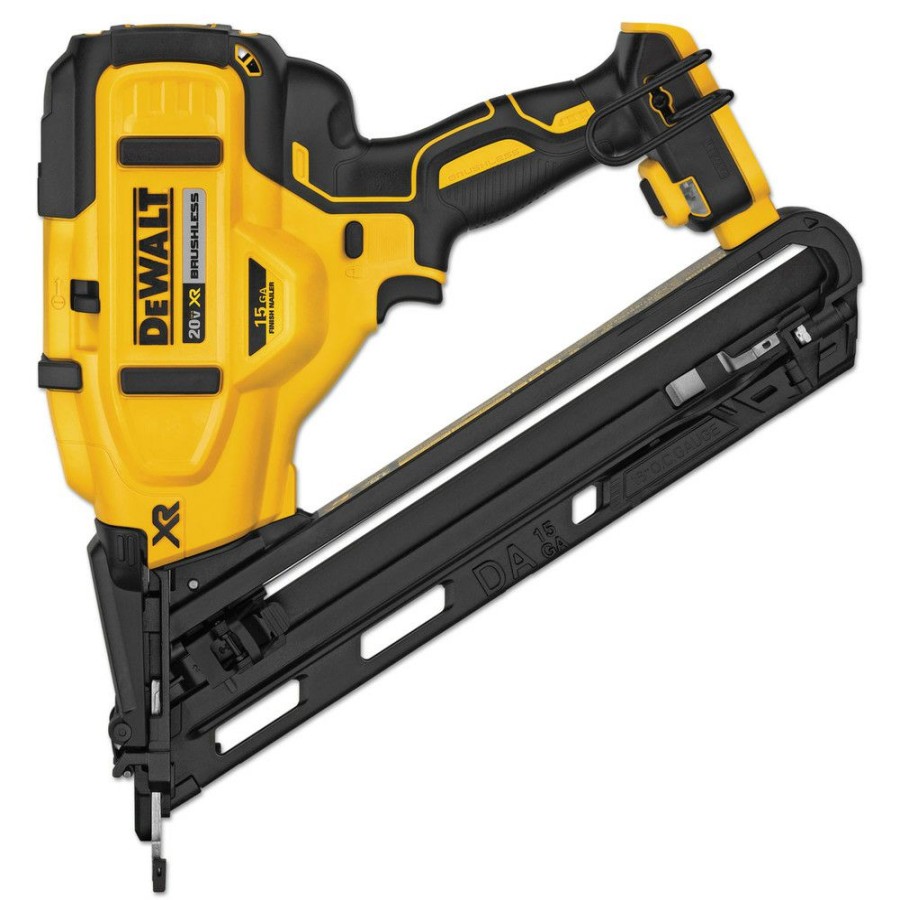 Power Tools * | Dewalt Dcn650B 20V Max Xr 15 Gauge 2-1/2 In. Angled Finish Nailer (Tool Only)