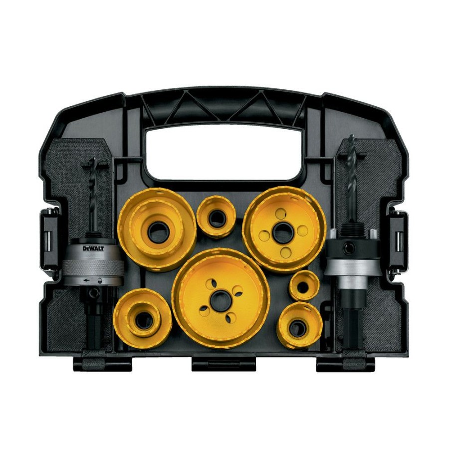 Power Tools * | Dewalt D180005 13-Piece Master Bi-Metal Hole Saw Kit