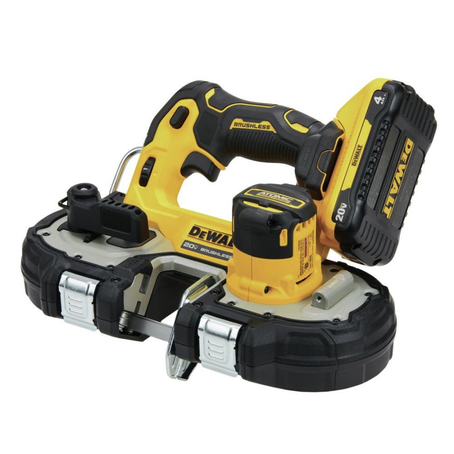 Power Tools * | Dewalt Dcs377Q1 Atomic 20V Max Brushless Lithium-Ion 1-3/4 In. Cordless Band Saw Kit (4 Ah)