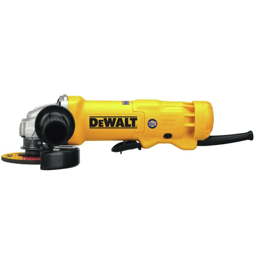 Power Tools * | Dewalt Dwe402W 11 Amp 4-1/2 In. Angle Grinder With Paddle Switch & Wheel