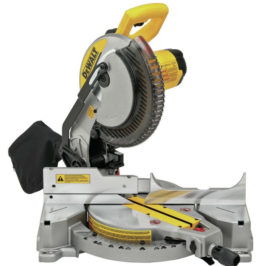 Power Tools * | Dewalt Dws713 15 Amp 10 In. Single Bevel Compound Miter Saw