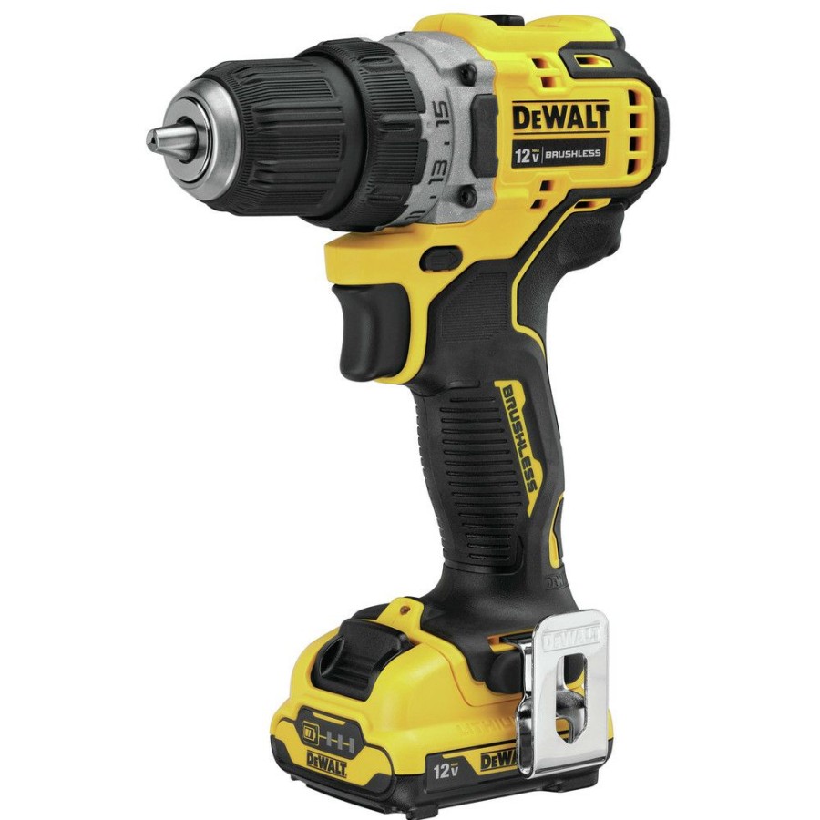 Power Tools * | Dewalt Dcd701F2 Xtreme 12V Max Brushless Lithium-Ion 3/8 In. Cordless Drill Driver Kit (2 Ah)