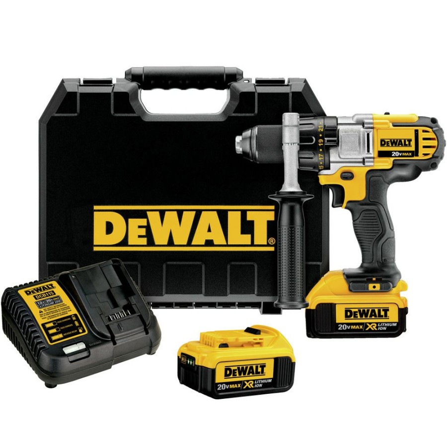 Power Tools * | Dewalt Dcd980M2 20V Max Lithium-Ion Premium 3-Speed 1/2 In. Cordless Drill Driver Kit (4 Ah)