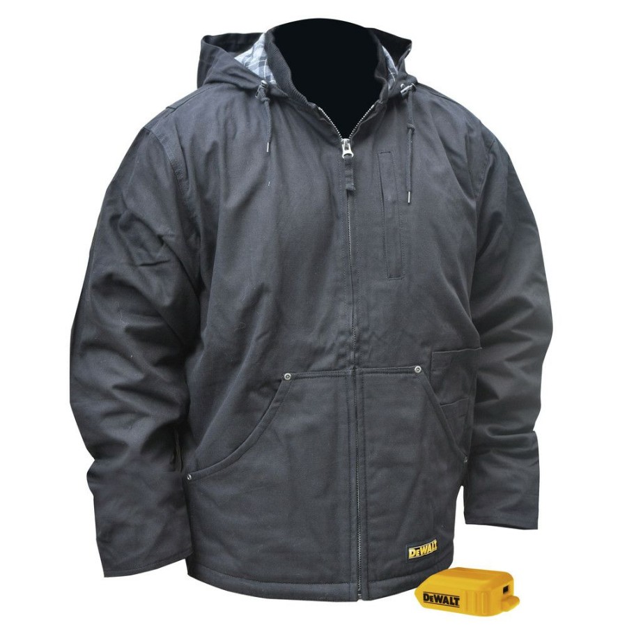 Clothing And Gear * | Dewalt Dchj076Abd1-M 20V Max Li-Ion Heavy Duty Heated Work Coat Kit Medium