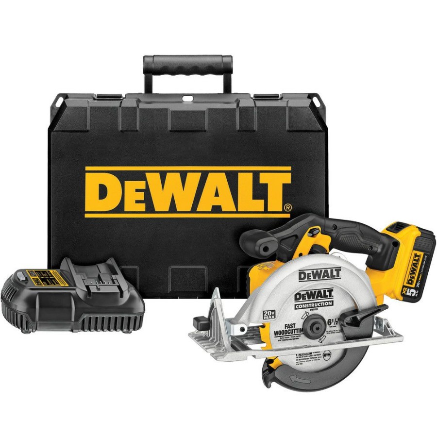 Power Tools * | Dewalt Dcs391P1 20V Max Cordless Lithium-Ion 6-1/2 In. Circular Saw Kit