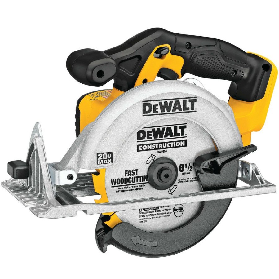 Power Tools * | Dewalt Dcs391B 20V Max Lithium-Ion 6-1/2 In. Cordless Circular Saw (Tool Only)