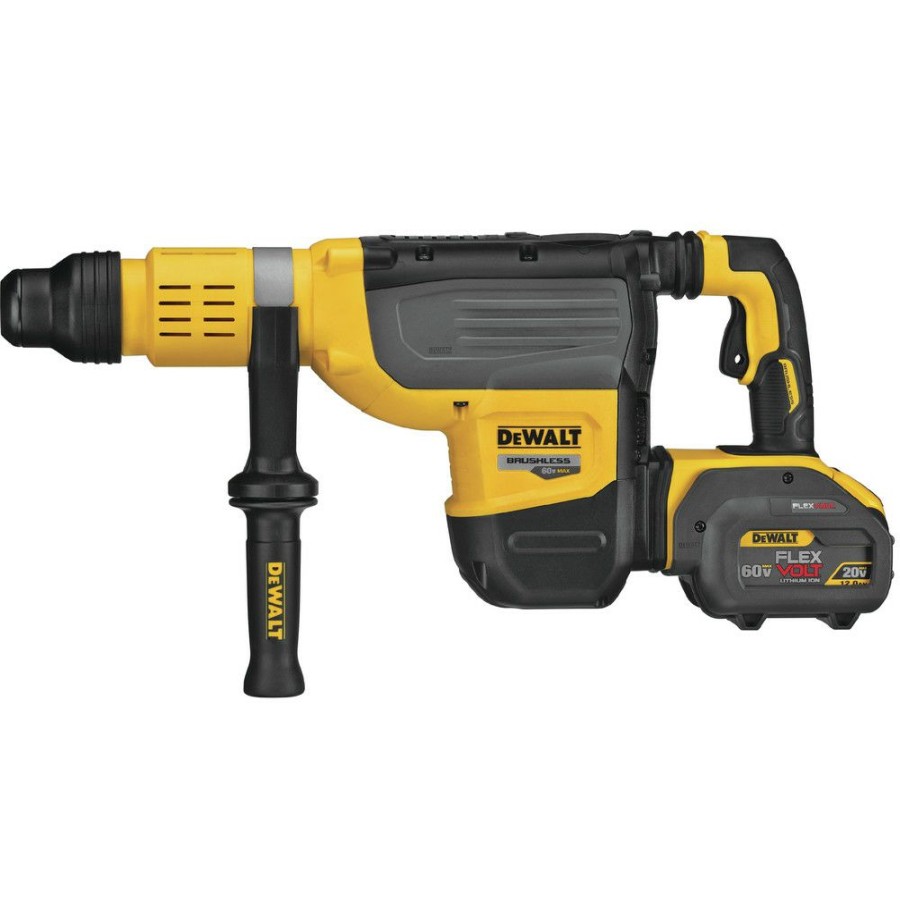 Power Tools * | Dewalt Dch773Y2 Flexvolt 60V Max 2 In. Cordless Sds Max Combination Hammer Kit With (2) 12 Ah Li-Ion Batteries