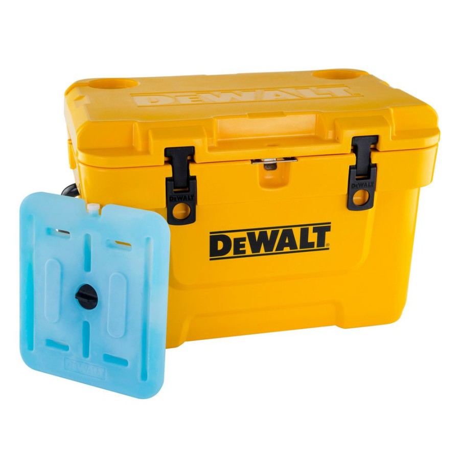 Outdoor * | Dewalt Dxc2501 25 Quart Roto-Molded Lunchbox Cooler/ 10 Quart Ice Pack Cooler Combo