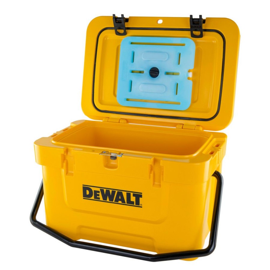 Outdoor * | Dewalt Dxc2501 25 Quart Roto-Molded Lunchbox Cooler/ 10 Quart Ice Pack Cooler Combo